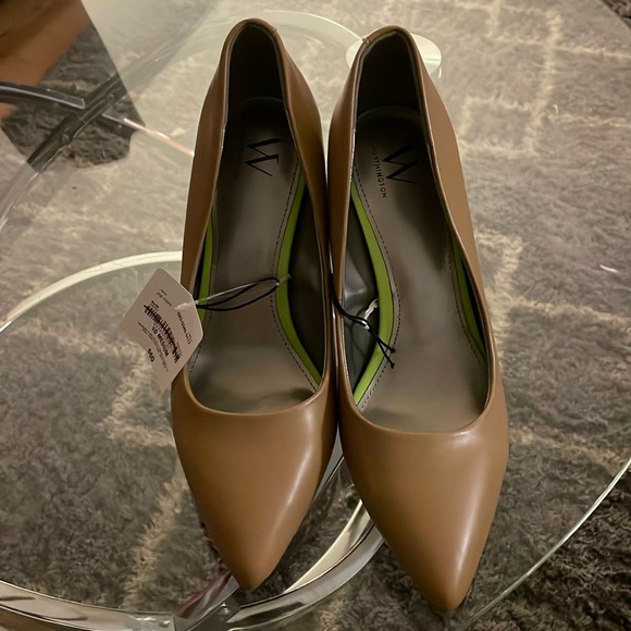 Sylish Worthington Beige heels size 10 - Picture 1 of 4
